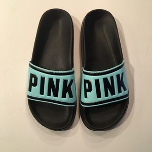 NEW VS PINK Blue Slides